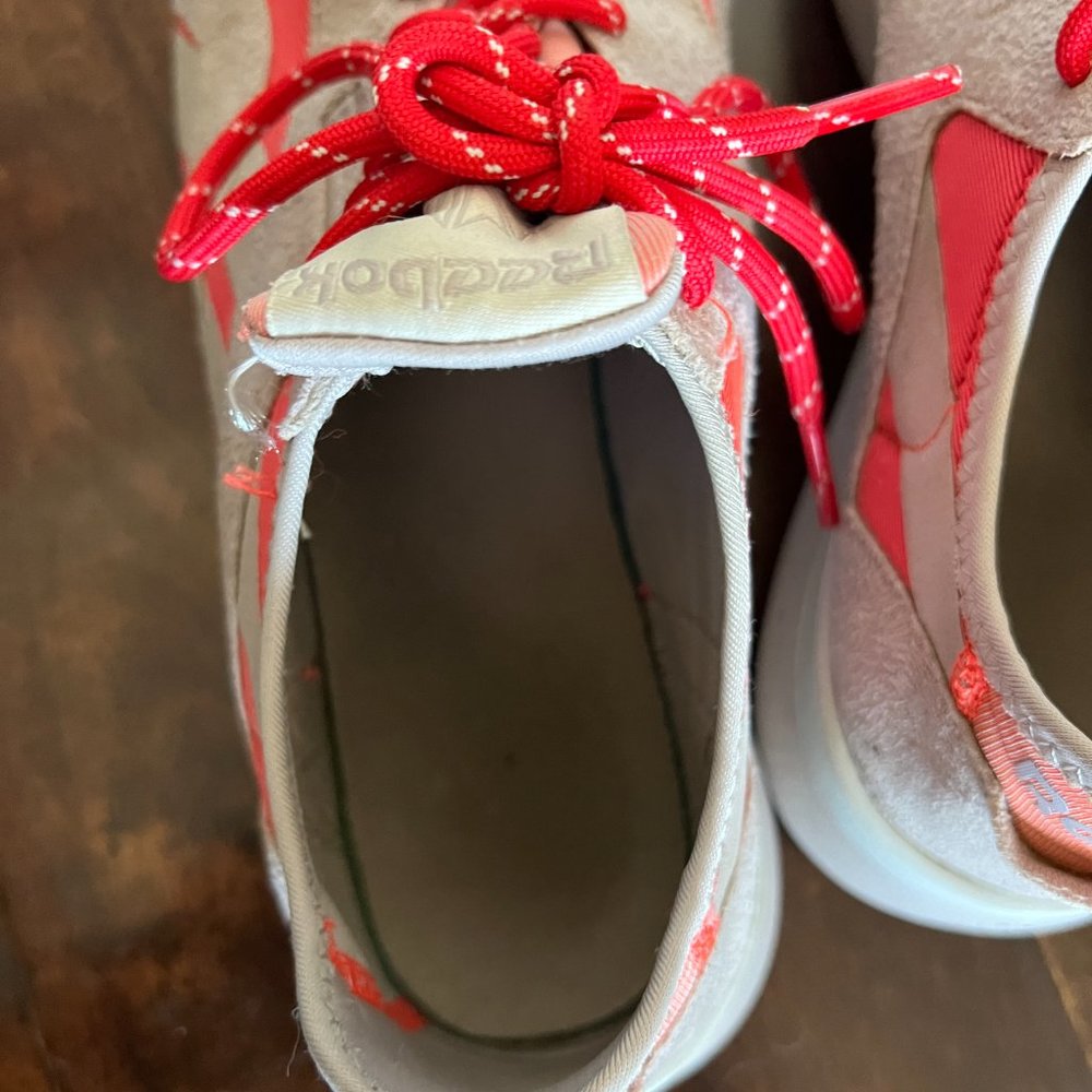 Pink / Orange Reebok Sneakers - Picture 7 of 11